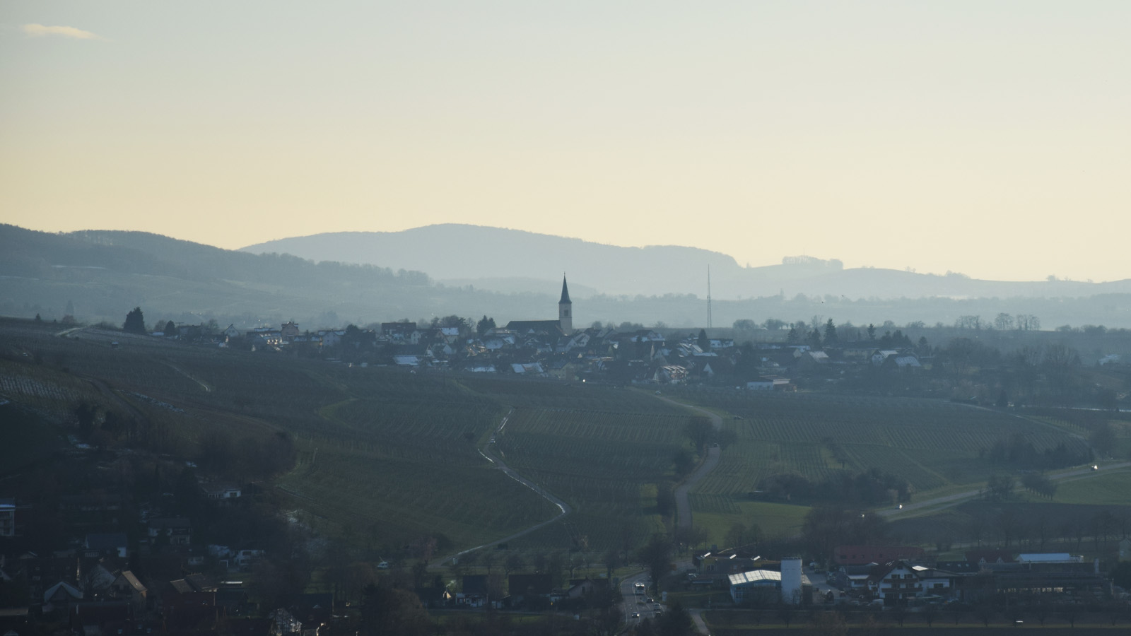 Vorfrühling Blick auf Ballrechten