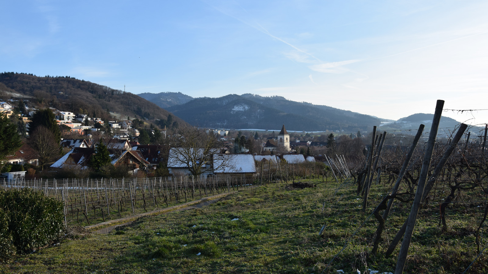 Vorfrühling Blick auf Staufen